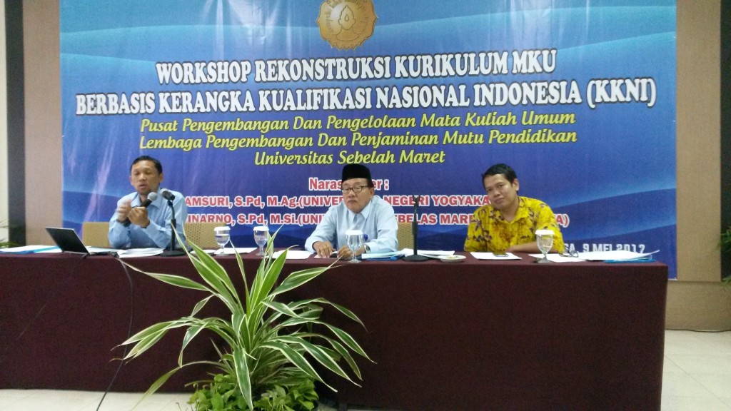 WORKSHOP REKONSTRUKSI KURIKULUM MKU BERBASIS KERANGKA KUALIFIKASI ...