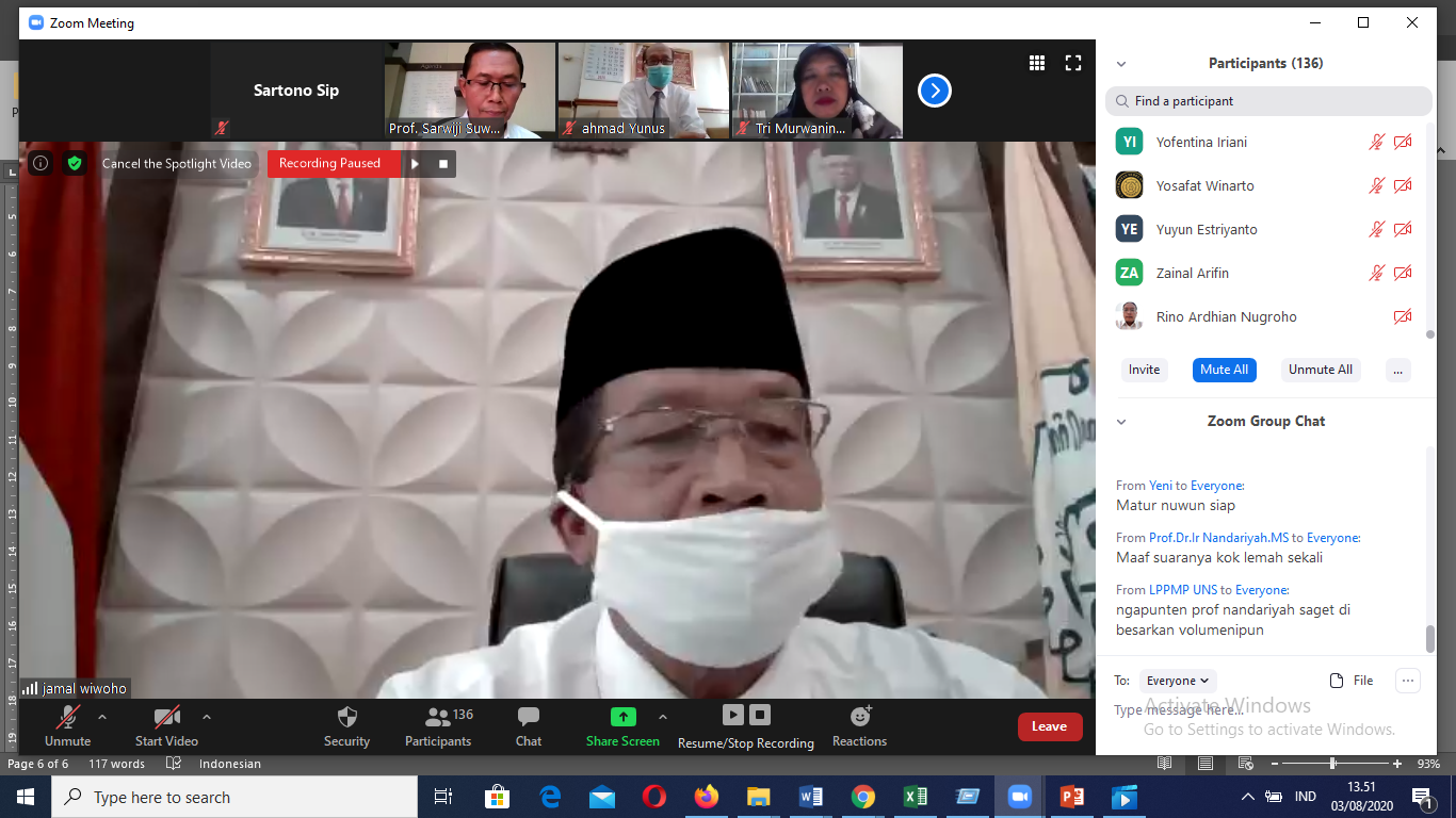 Webinar Tentang Kampus Merdeka Merdeka Belajar Dalam Tatanan Normal