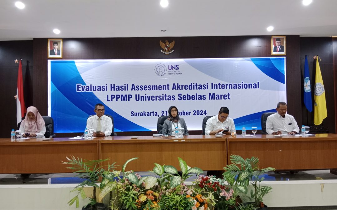 Evaluasi Hasil Assesment Akreditasi Internasional